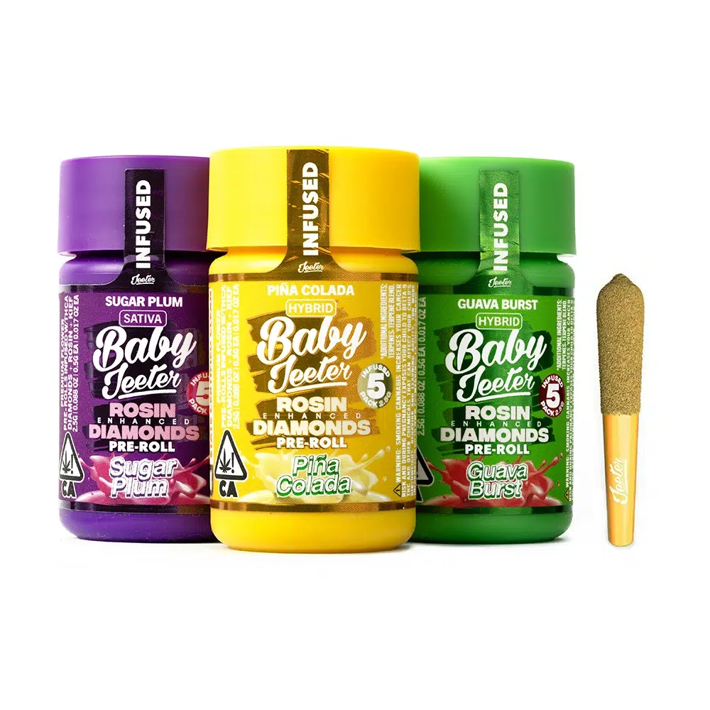 Buy Baby Jeeter Rosin Diamond Prerolls 5 Pack