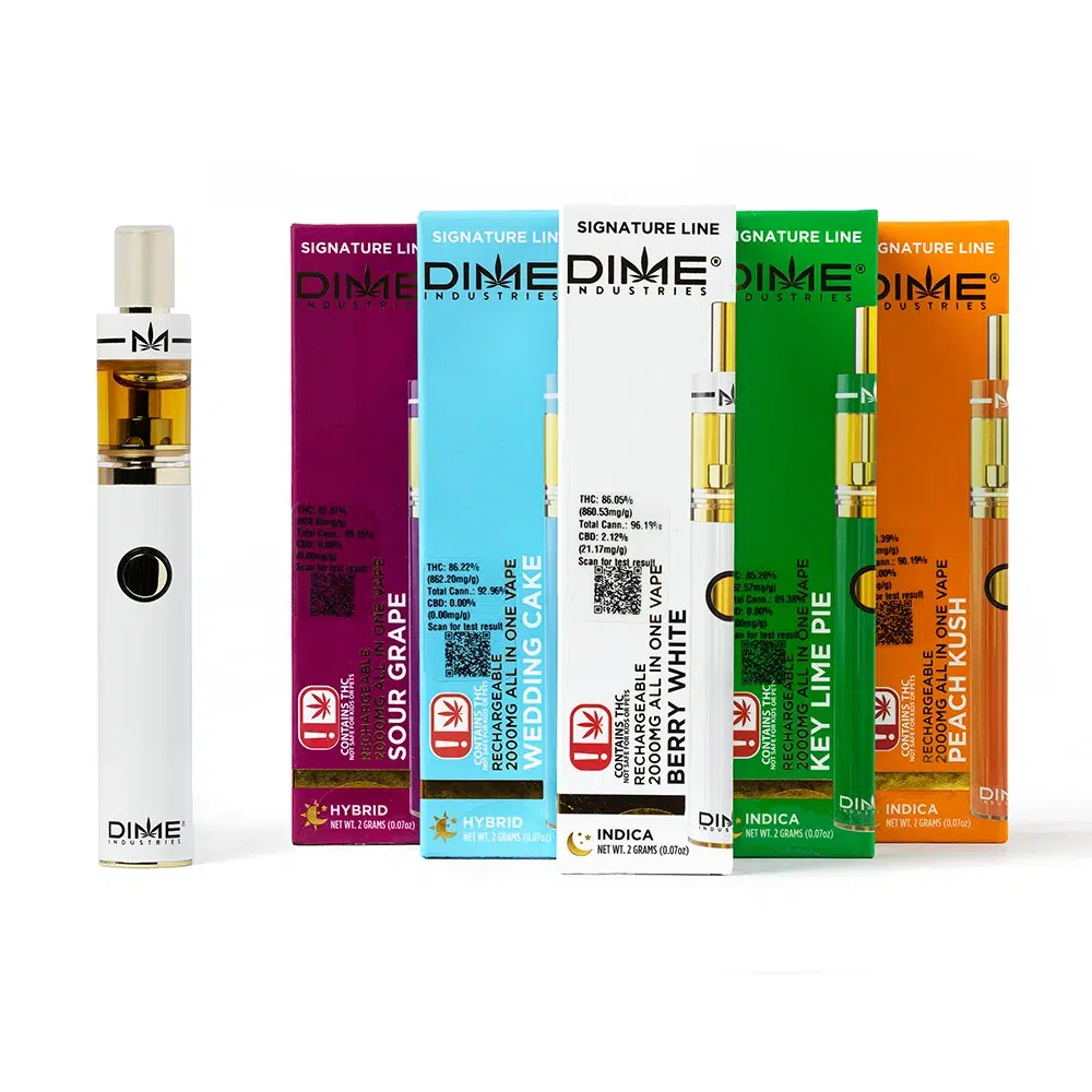 Buy Dime Signature Line All In One Indica Disposable Vape 2g