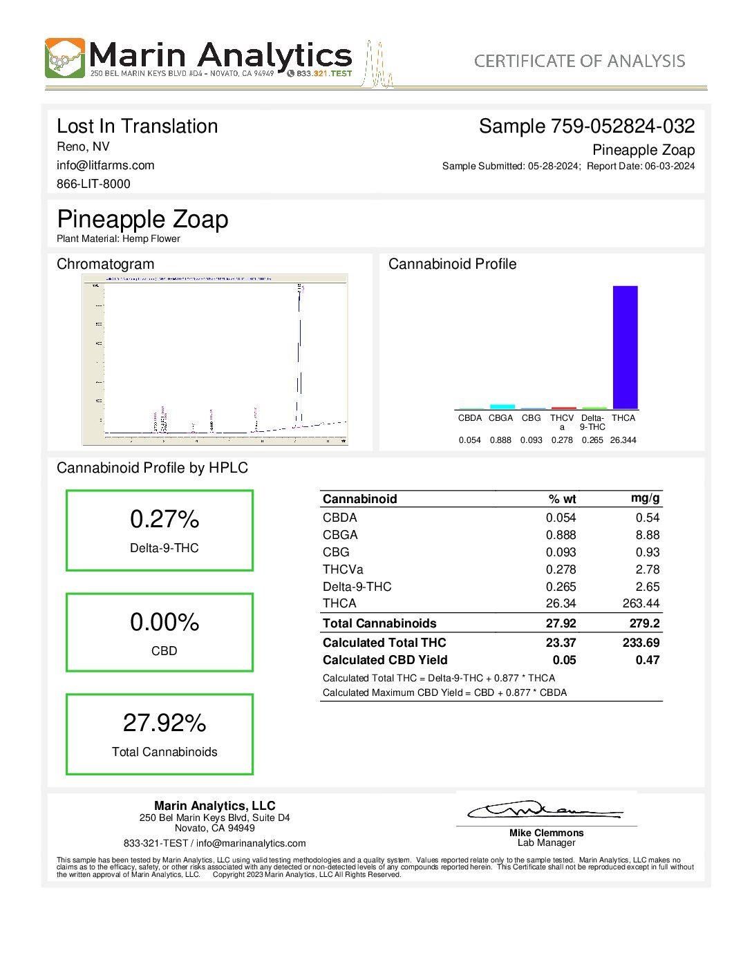 Alternative view of Buy Pineapple Zoap THCA