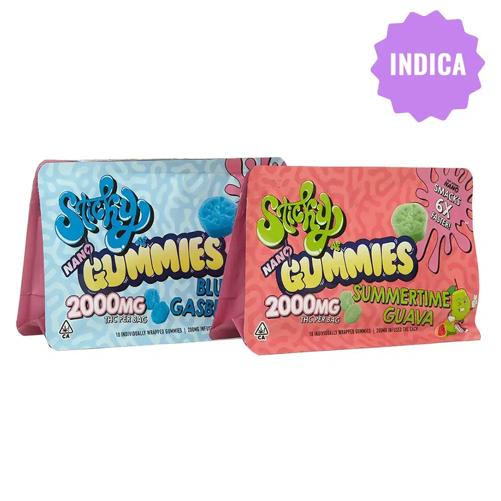 Buy Sticky Nano Indica THC Gummies