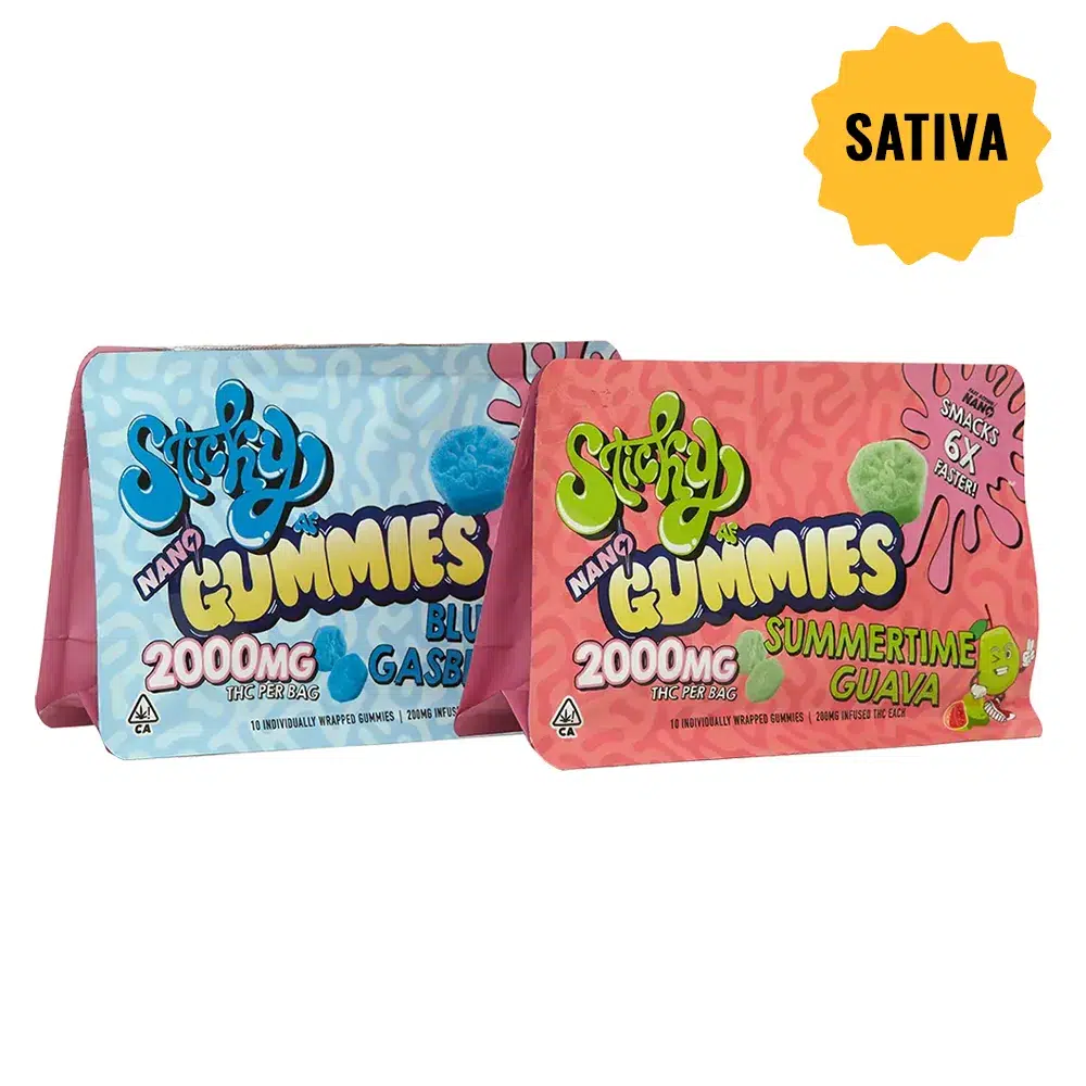 Buy Sticky Nano Sativa THC Gummies