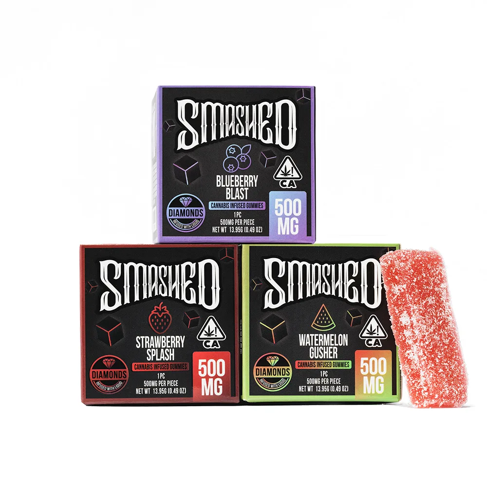 Buy Smashed Liquid Diamond Infused Gummies 500 MG