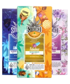Buy Smashed THC Chocolate Bars 1000mg